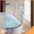 China supplier brass square floor standing shower tap with handheld Shower